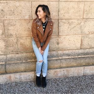 Talula Faux Suede Morton Jacket